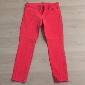 Gap Legging Skimmer Red Jeans
